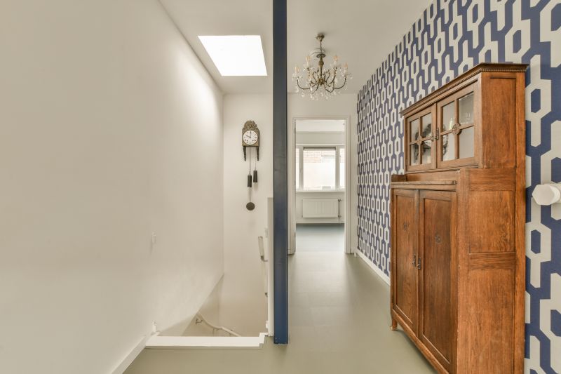 Hallway Wallpapering